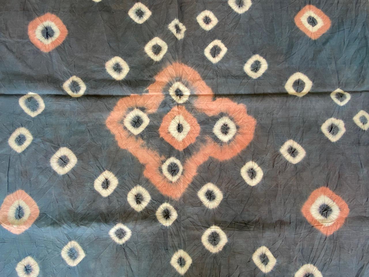 Andrianna Shamaris Linen and Cotton Antique Textile from Toraja Land In Excellent Condition For Sale In New York, NY