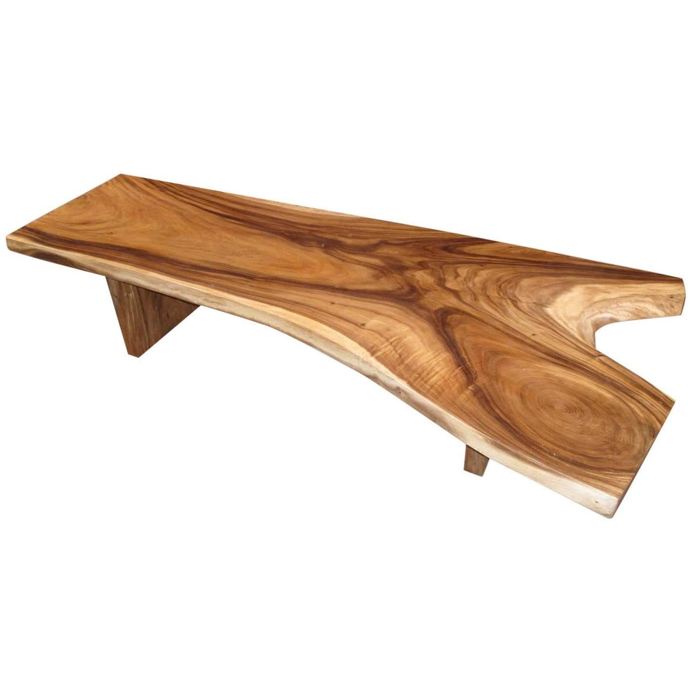 Andrianna Shamaris Live Edge Suar Wood Dining Table For Sale at 1stDibs ...