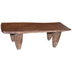 Mahogany Wood African Bench or Coffee Table