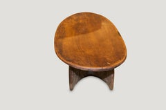 Andrianna Shamaris Mahogany Wood African Head Rest