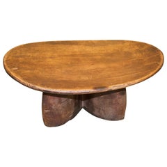 Andrianna Shamaris Mahogany Wood African Head Rest