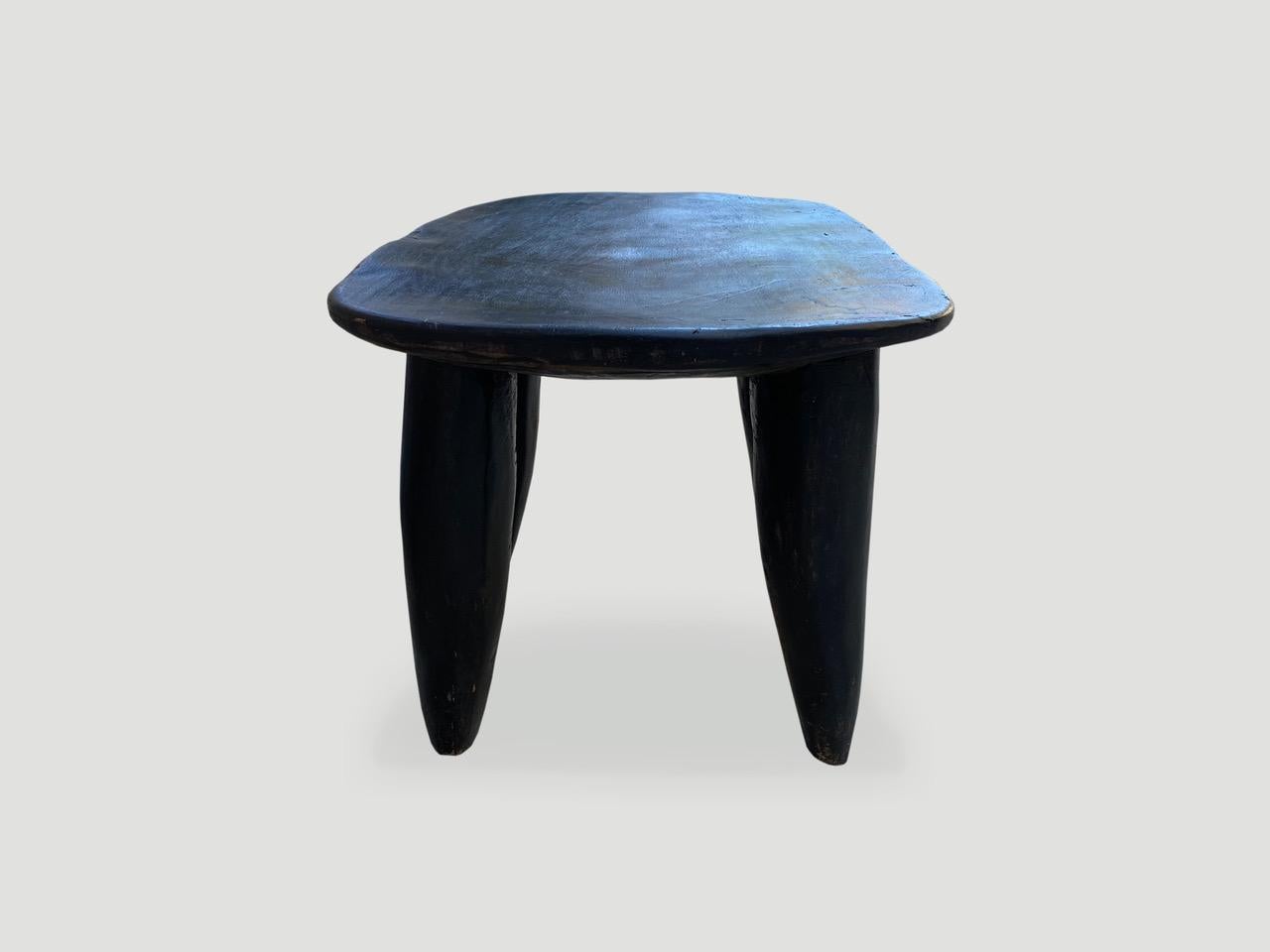 african stool side table