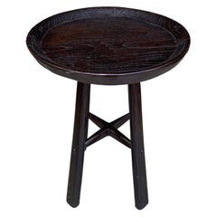 Andrianna Shamaris Midcentury Couture Antique Tray Side Table