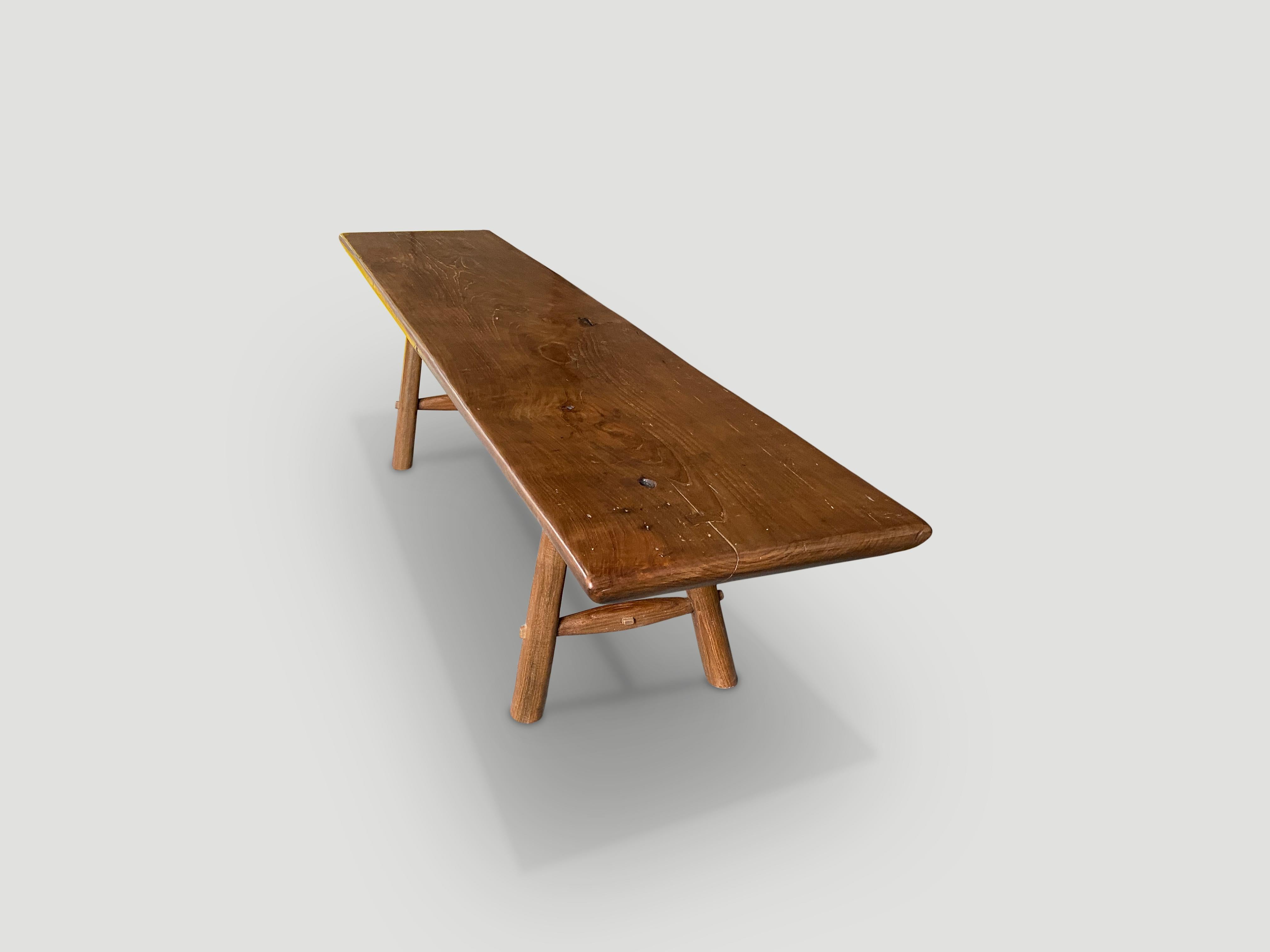 Mid-20th Century Andrianna Shamaris Mid-Century Couture Bench For Sale