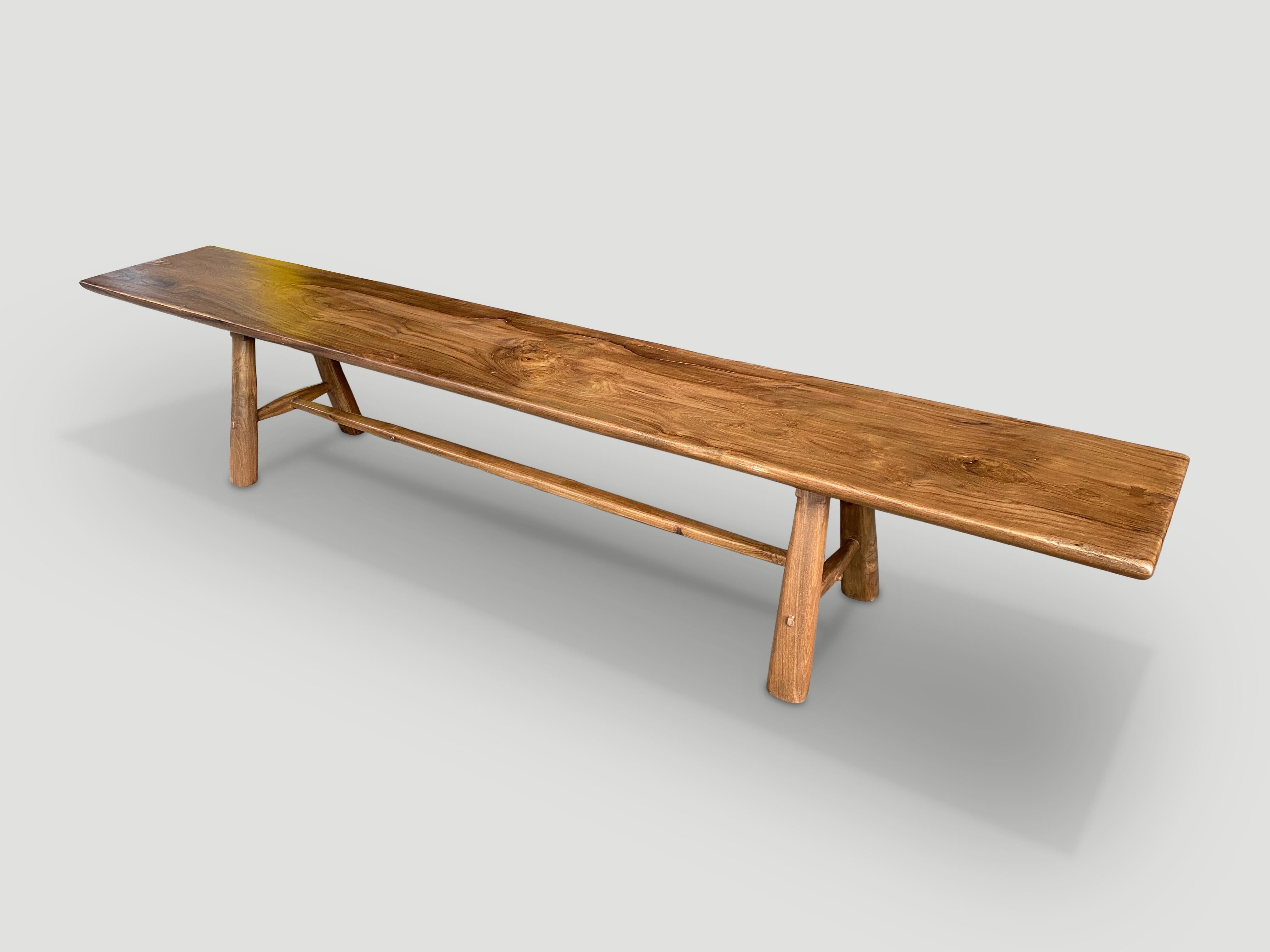Mid-20th Century Andrianna Shamaris Mid-Century Couture Bench For Sale