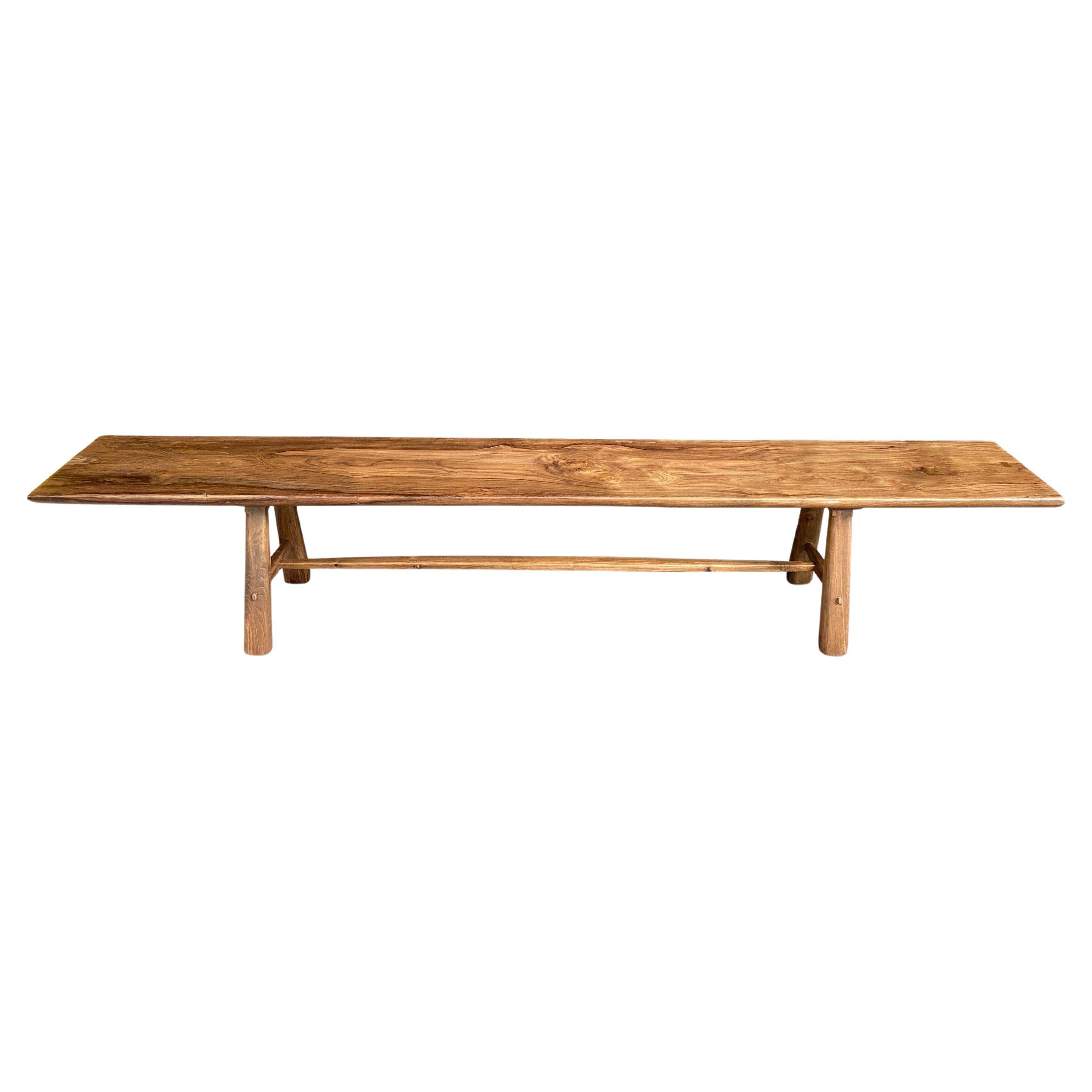 Andrianna Shamaris Mid-Century Couture Bench For Sale