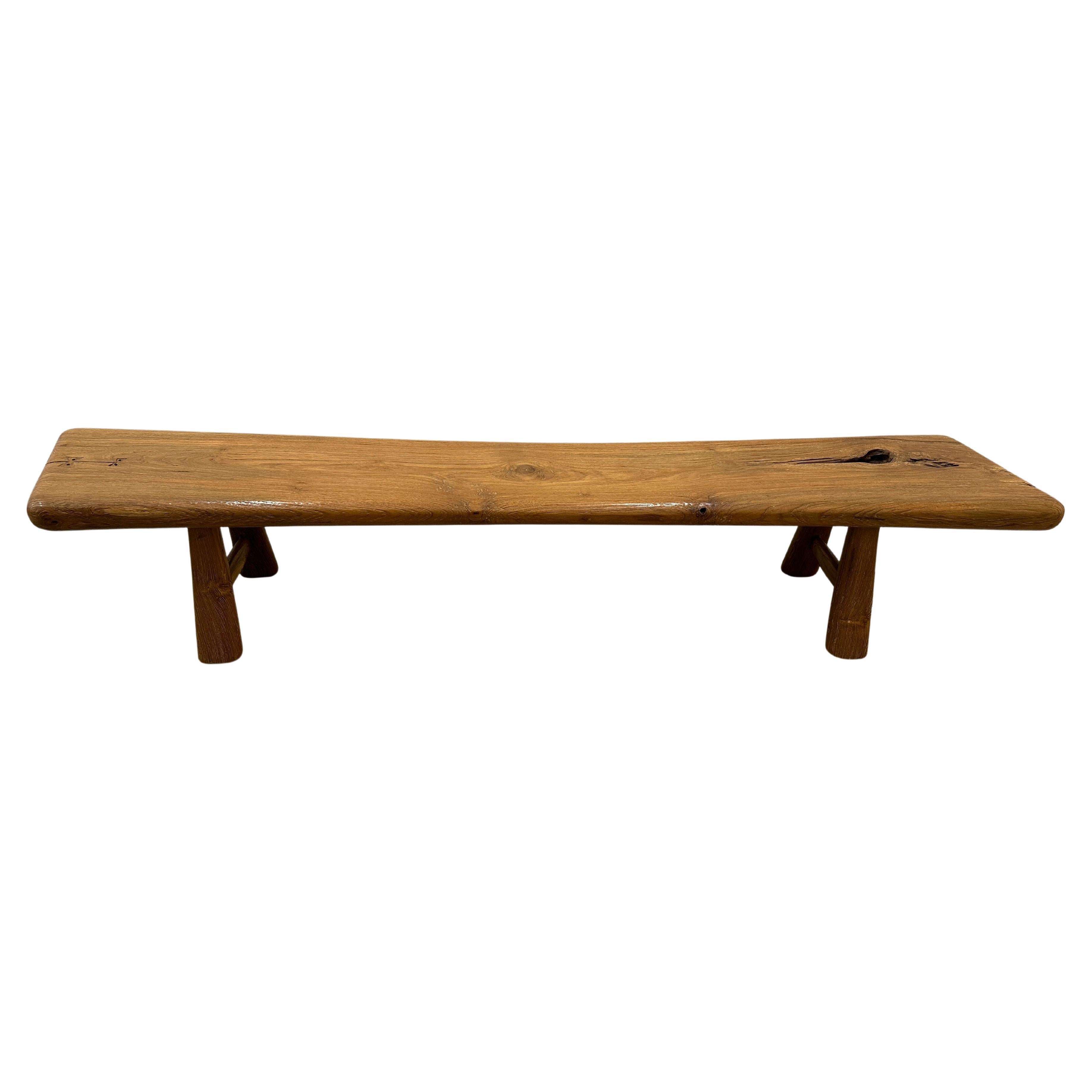 Andrianna Shamaris Midcentury Couture Bench For Sale