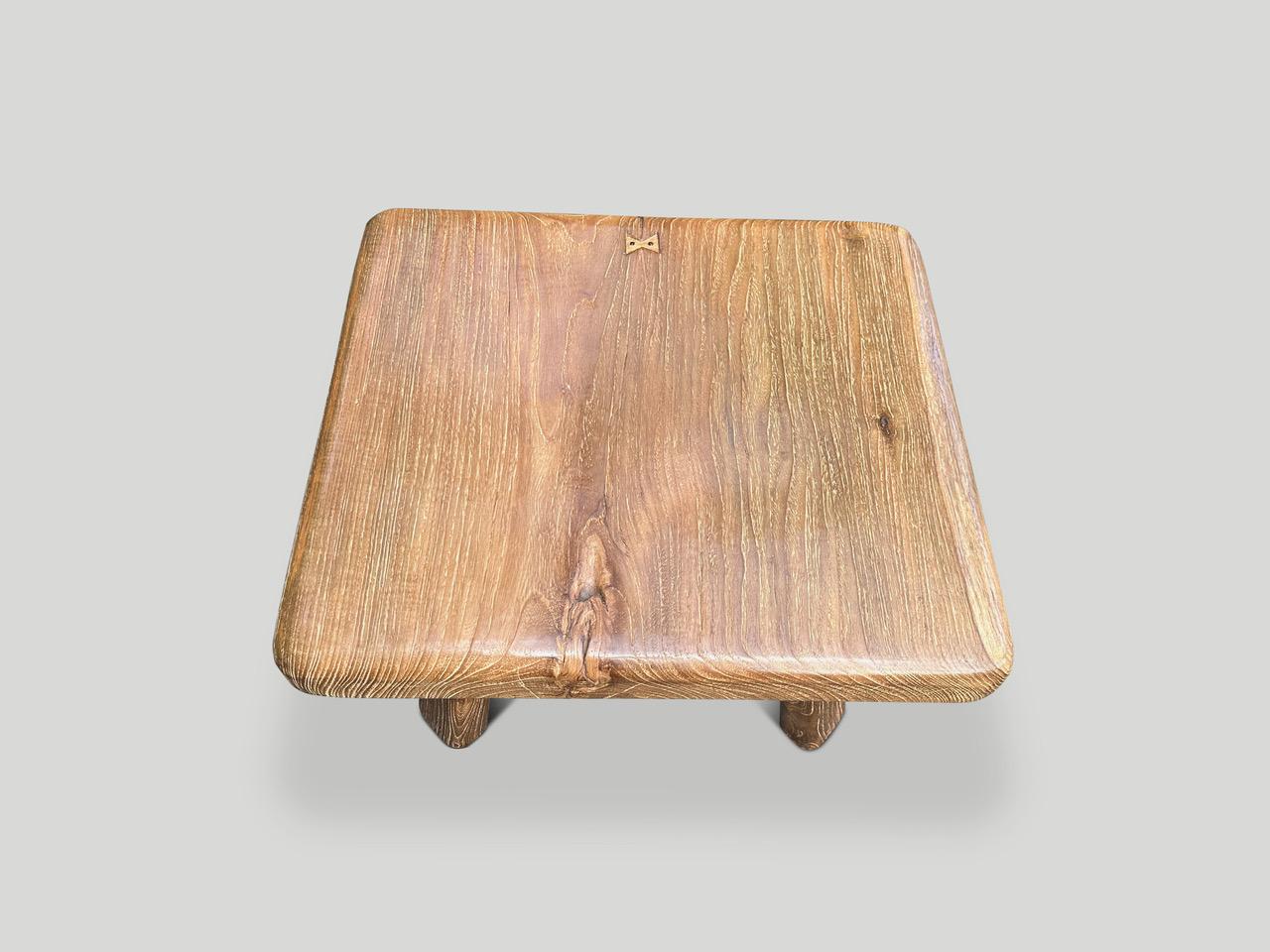The Mid-Century Couture Collection. Furniture constructed by hand from start to finish. A beautiful reclaimed single slab from my finest collection is hand carved to produce this impressive coffee table. We added mid century style legs to this three