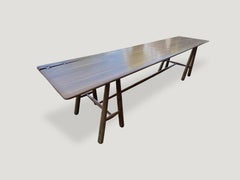 Andrianna Shamaris Mid Century Style Couture Console Table