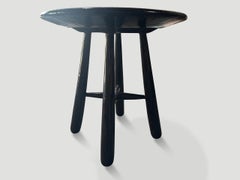 Andrianna Shamaris Mid Century Couture Espresso Stained Table