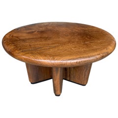 Andrianna Shamaris Midcentury Couture Low Round Coffee Table