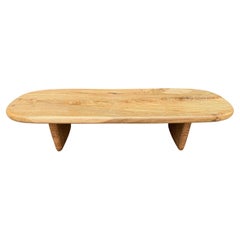 Andrianna Shamaris Mid Century Couture Oval Coffee Table