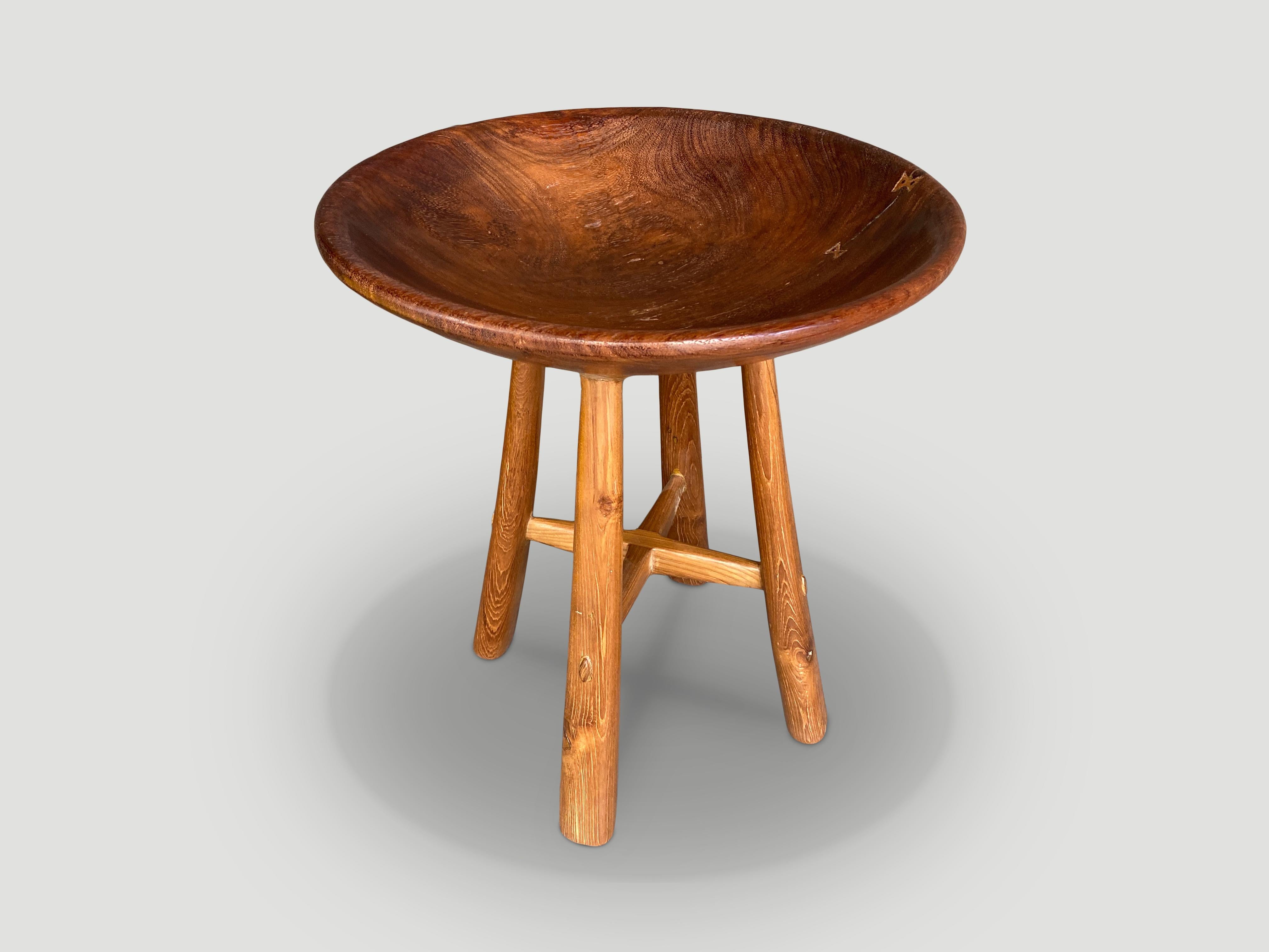 Mid-20th Century Andrianna Shamaris Mid-Century Couture Side Table For Sale