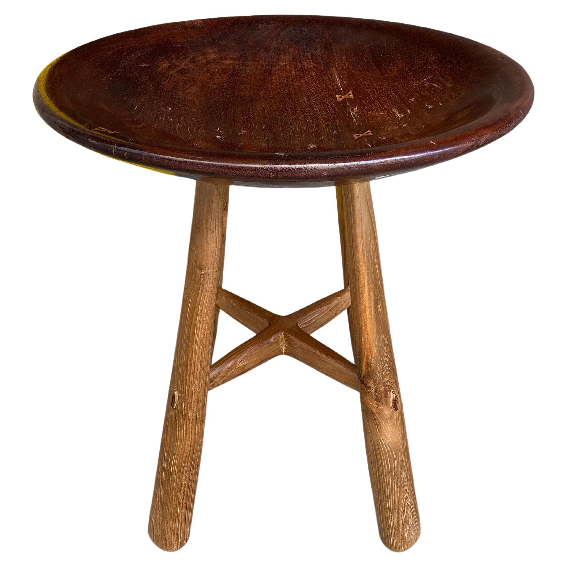 Andrianna Shamaris Mid Century Couture Side Table For Sale