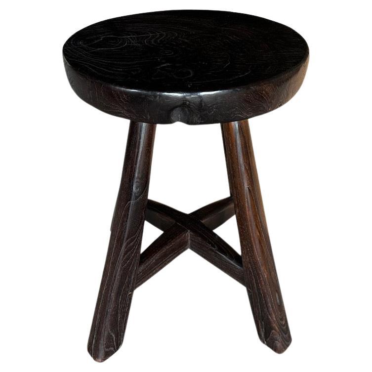 Andrianna Shamaris Mid Century Couture Side Table or Stool For Sale