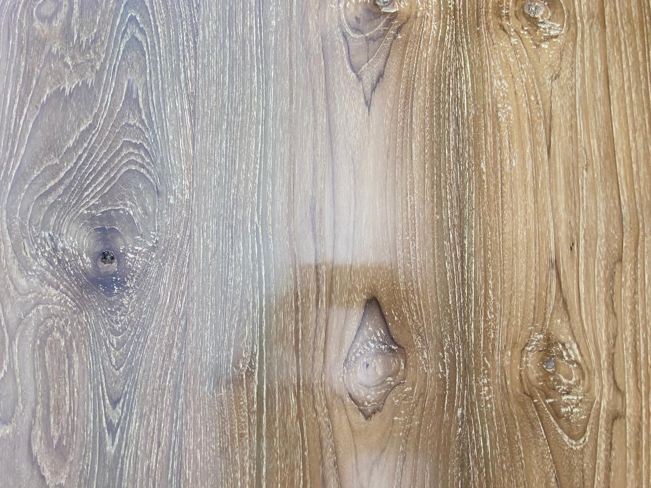 Andrianna Shamaris table basse haute couture en bois de teck de style du milieu du siècle dernier en vente 4