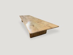 Andrianna Shamaris Midcentury Style Couture Teak Wood Coffee Table