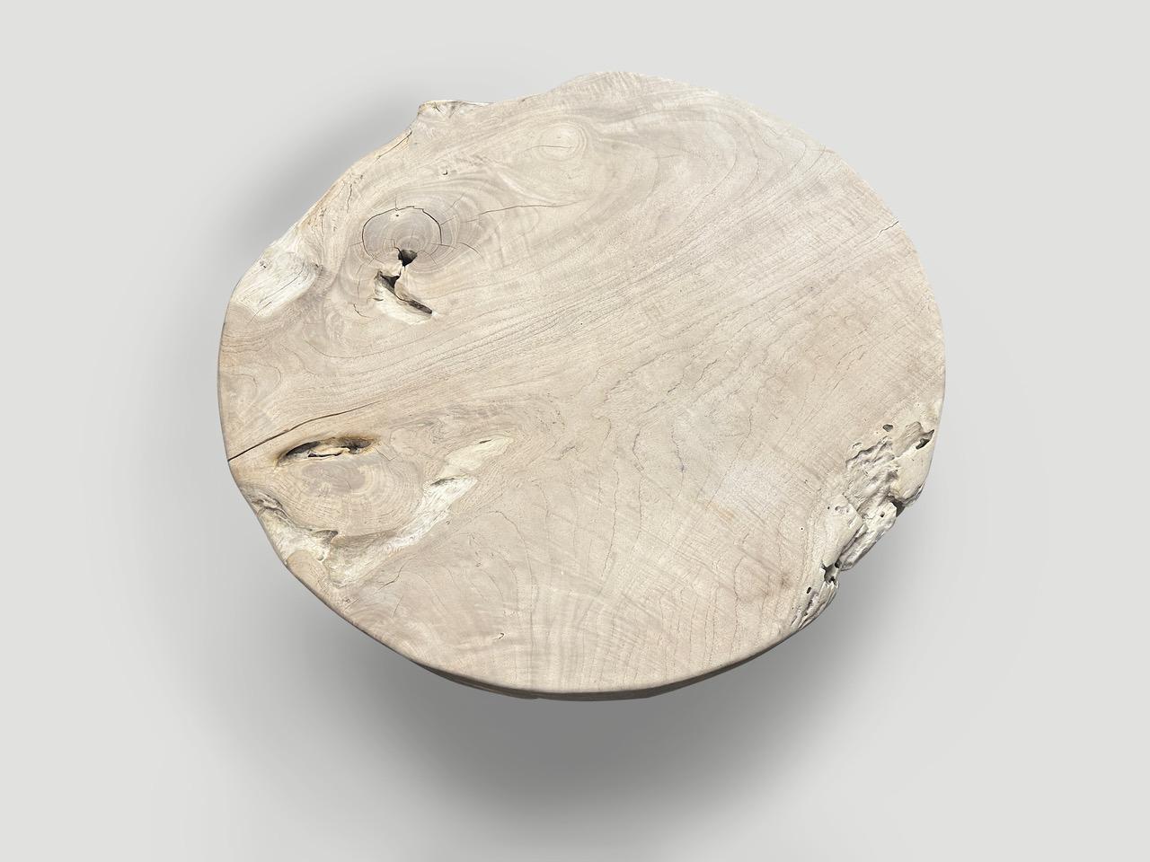 Mid-Century Modern Andrianna Shamaris Mid Century Style Organic Coffee Table For Sale