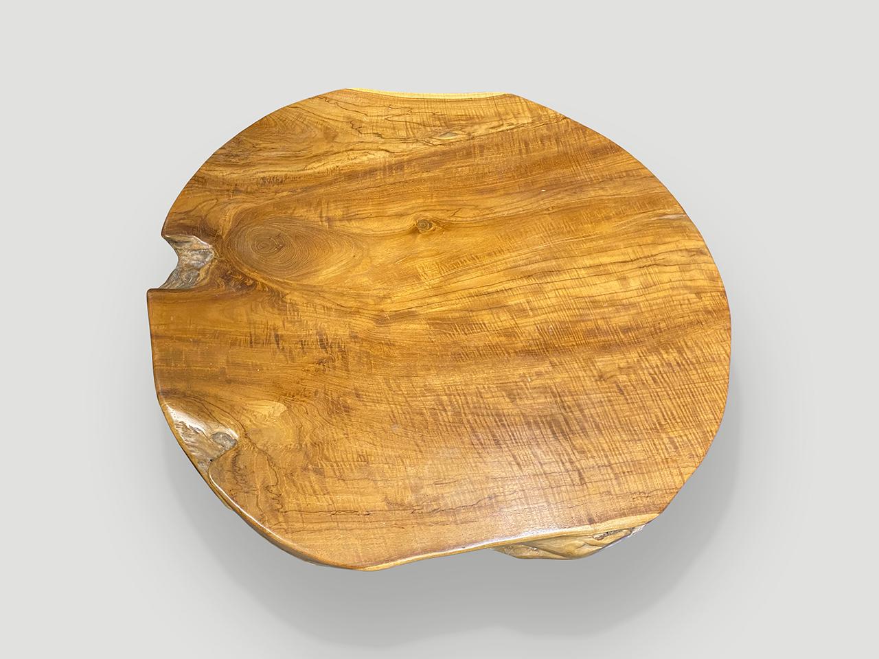 Andrianna Shamaris Mid-Century Style Organic Coffee Table In Excellent Condition For Sale In New York, NY