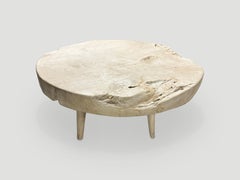 Andrianna Shamaris Midcentury Style Organic Teak Wood Coffee Table