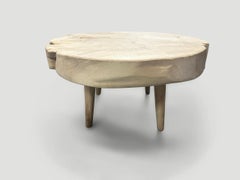 Andrianna Shamaris Mid Century Style Organic Teak Wood Coffee Table