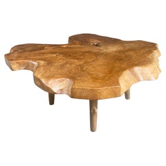 Andrianna Shamaris Mid-Century Style Single Slab Coffee Table