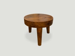 Andrianna Shamaris Midcentury Style Teak Side Table