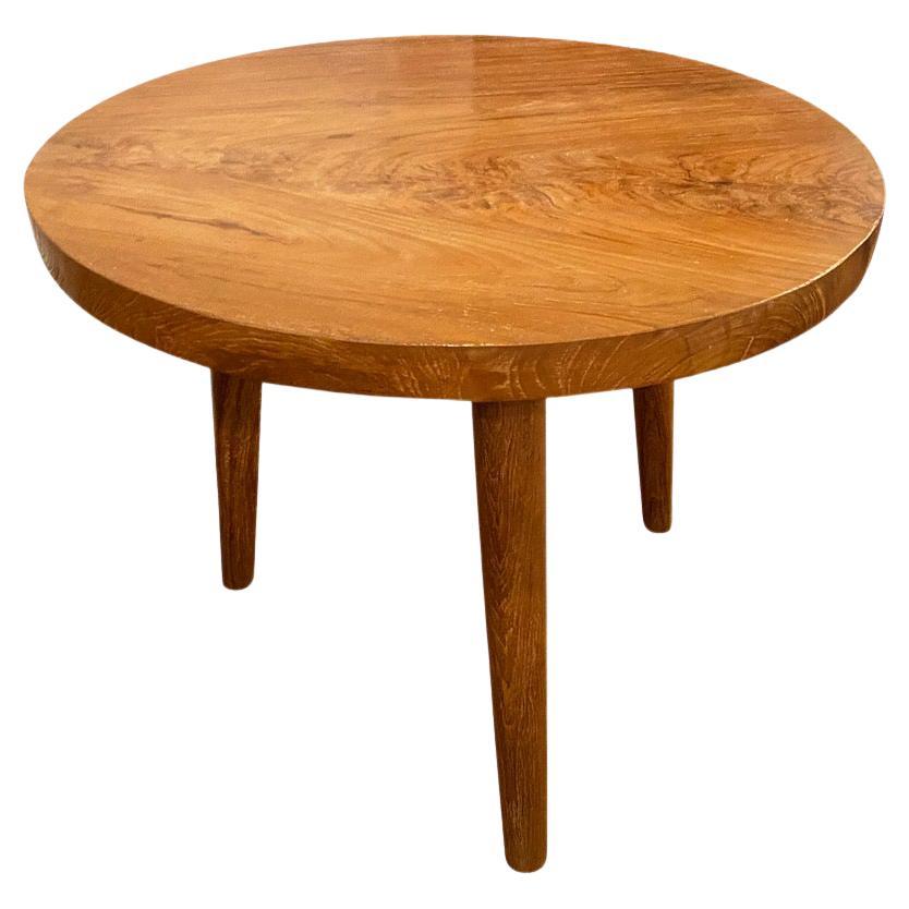 Andrianna Shamaris Mid Century Style Teak Wood Side Table