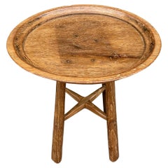 Andrianna Shamaris Mid-Century Couture Antique Wabi Tray Side Table