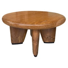 low wood coffee table Andrianna Shamaris Midcentury Couture Teak Wood Low Profile Round Coffee Table