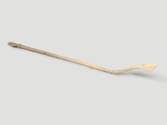 Andrianna Shamaris Midcentury Hand Carved Wood Oar