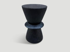 Andrianna Shamaris Minimalist Charred Side Table