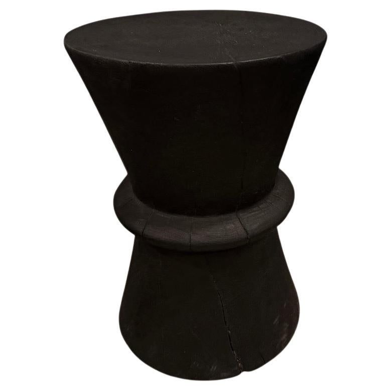 Andrianna Shamaris Minimalist Charred Side Table
