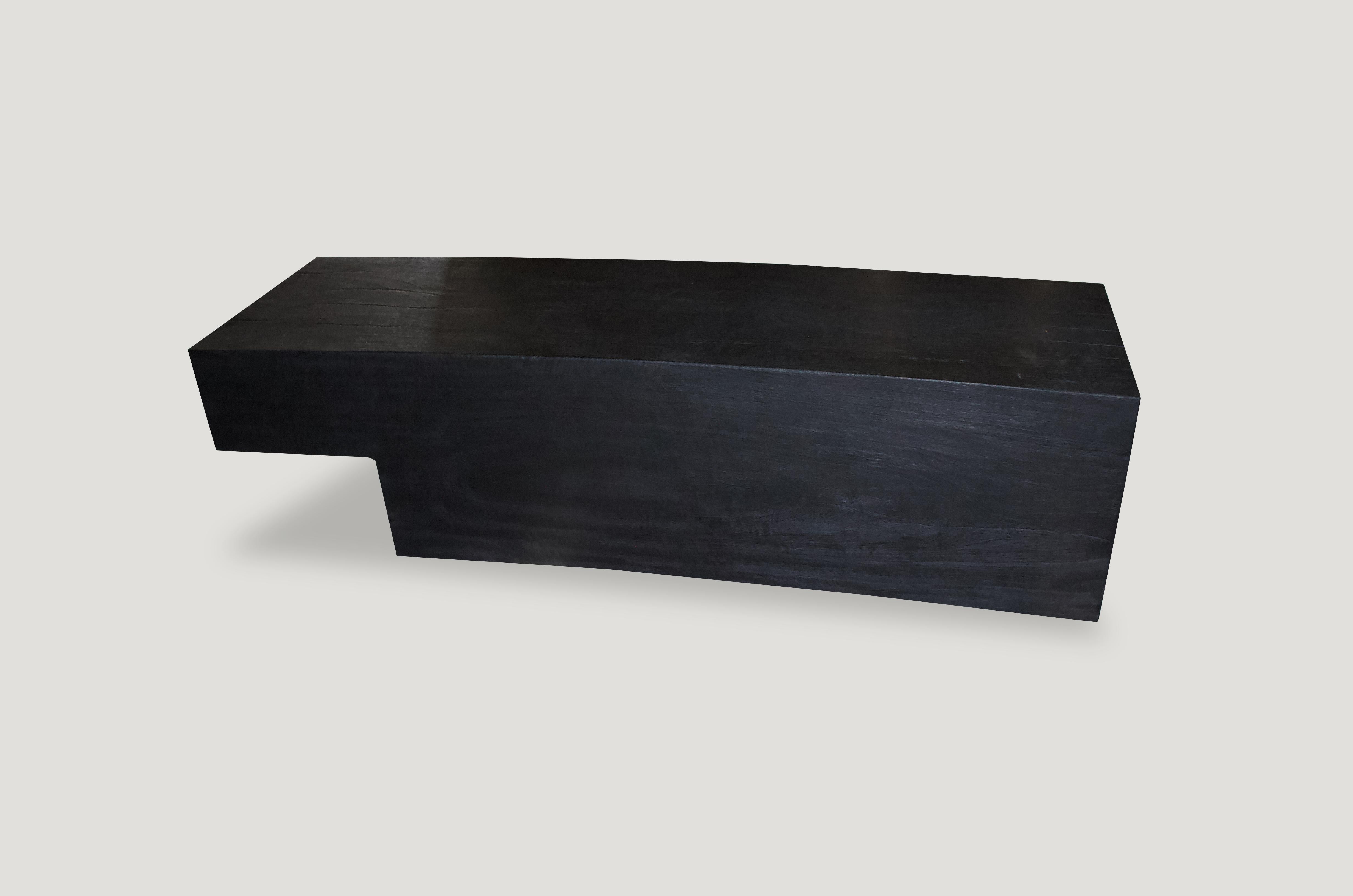 Andrianna Shamaris Minimalist Curved Bench In Excellent Condition For Sale In New York, NY