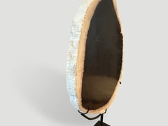 Wood pietrificato minimalista su supporto di Andrianna Shamaris