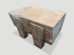 Andrianna Shamaris Minimalist Small Coffee Table, Side Table or Bench