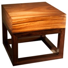 Andrianna Shamaris Minimalist Suar Wood Side Table