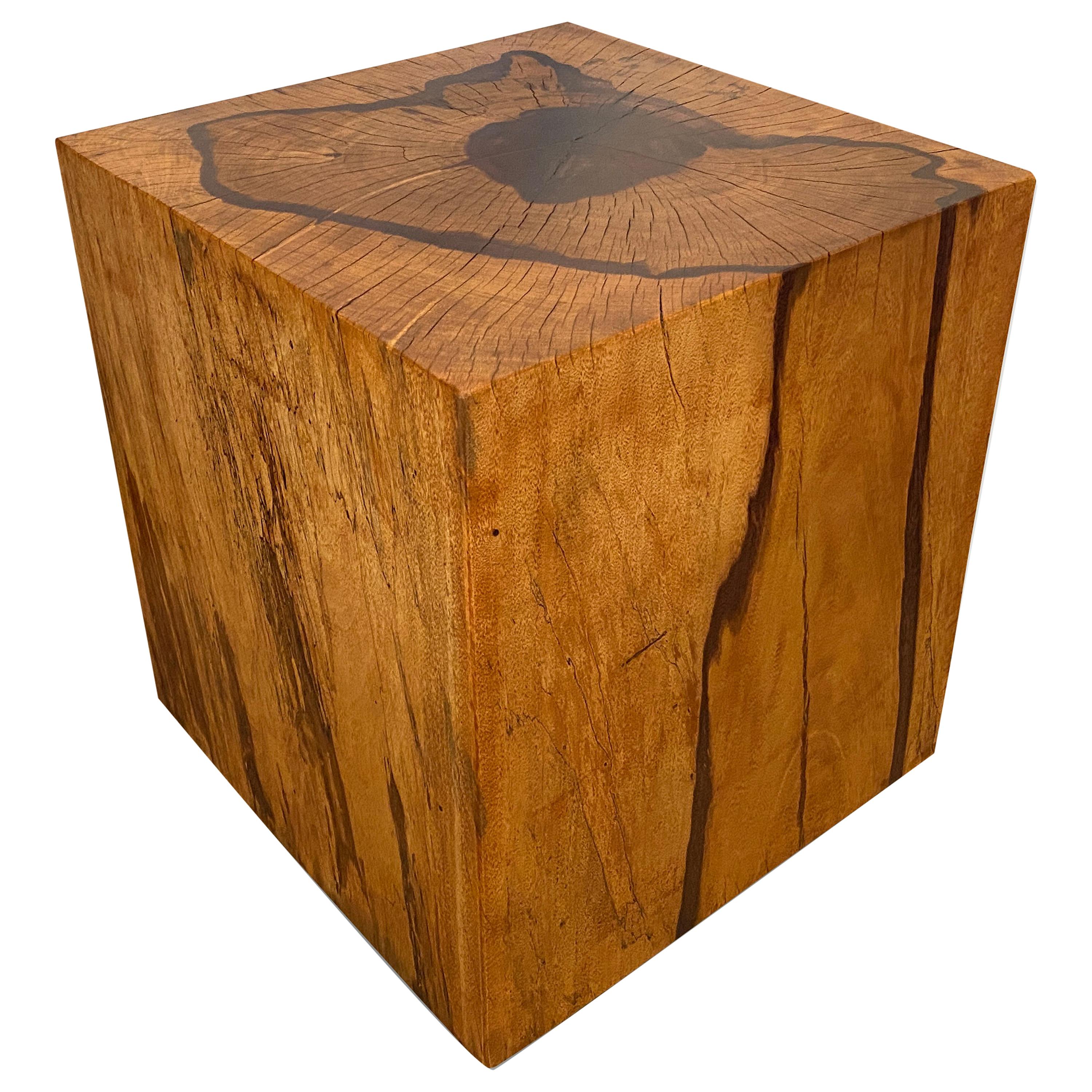 Andrianna Shamaris Minimalist Tamarind Wood Side Table