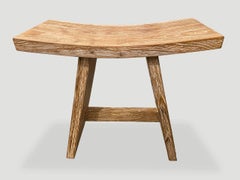 Andrianna Shamaris Minimalist Teak Wood Bench