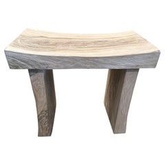 Andrianna Shamaris Minimalist Teak Wood Bench