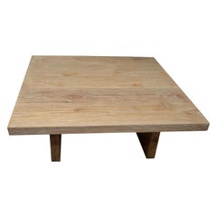 Table basse minimaliste en bois de teck Andrianna Shamaris