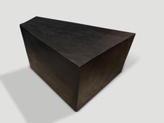 Andrianna Shamaris Modern Organic Suar Wood Charred Side Table or Coffee Table
