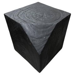 Andrianna Shamaris Modular Charred Side Table 