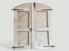 Andrianna Shamaris Monumental Bleached Teak Wood Doors