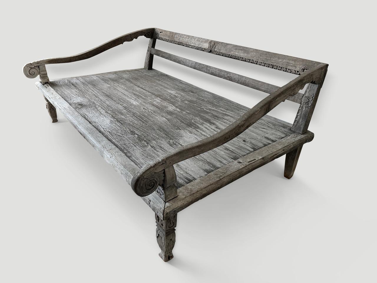 Andrianna Shamaris Museum Quality Rare Antique Day Bed For Sale 4