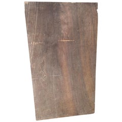Vintage Nias Wood Single Panel