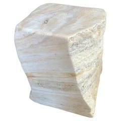 Andrianna Shamaris Onyx Sculptural Side Table