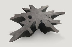 Andrianna Shamaris Organic Charred Teak Wood Coffee Table