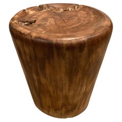 Andrianna Shamaris Organic Natural Teak Wood Tray Side Table