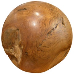 Andrianna Shamaris Organic Teak Wood Sphere